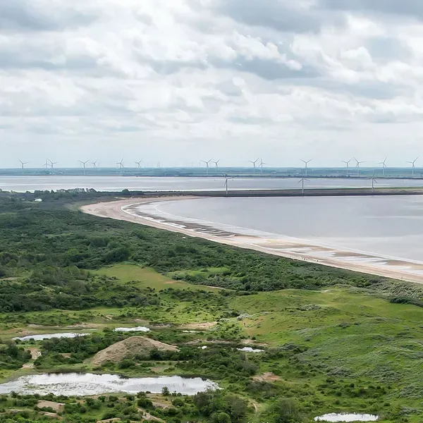 dronefoto Oostvoorne