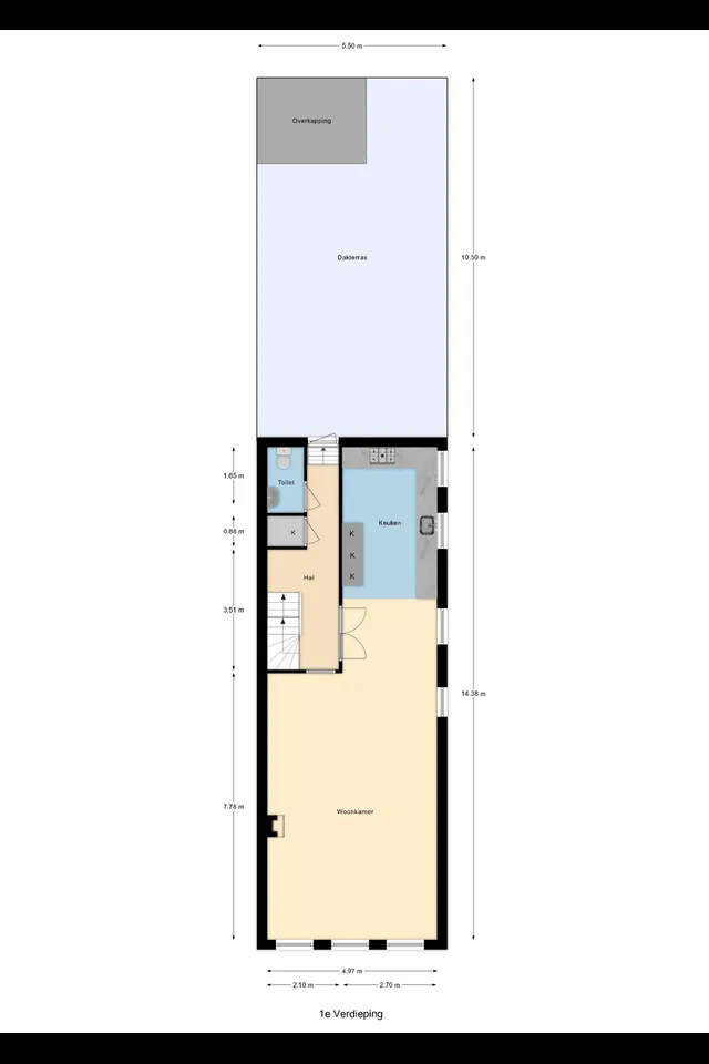 Plattegrond 3 van Westhavenkade 47