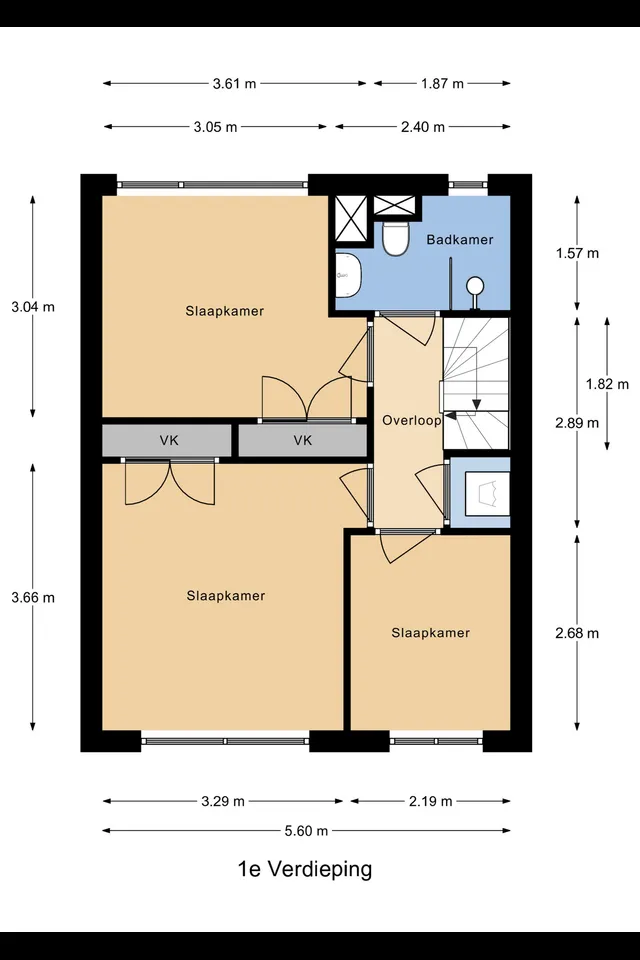 Plattegrond 2 van Rialaan 28